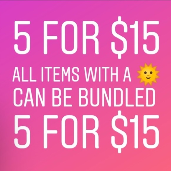 5 for $15 items with a 🌞 or Auto 15% off 2+ items. Make offers on 1 or bundles! - Picture 1 of 10